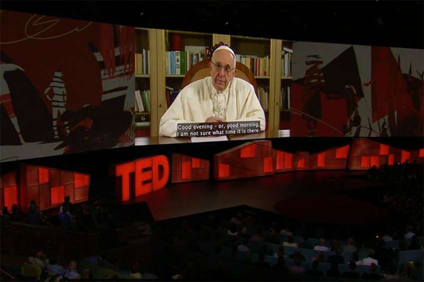 In unexpected TED Talk, Pope urges people to make real connections