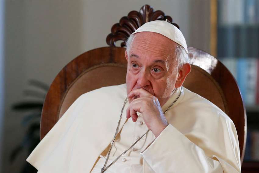 In interview, Pope Francis condemns abortion, says he's not resigning