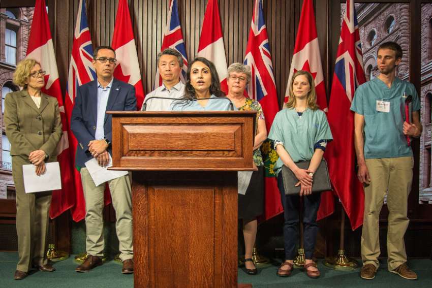 Health care workers bring case for conscience rights to Ontario legislature