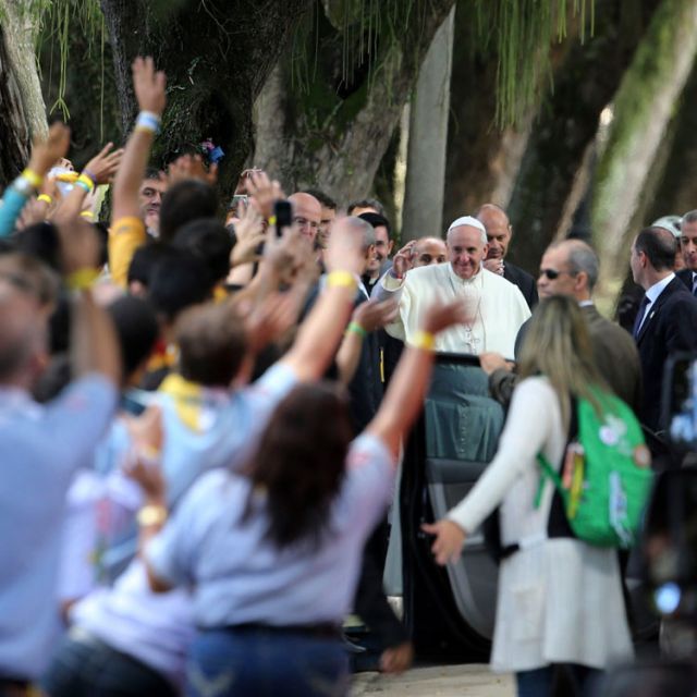 Penitents, prisoners and pilgrims: Pope meets youth up close 