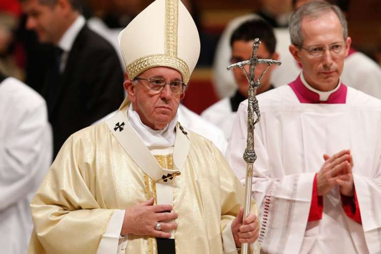 Pope Francis celebrates Mass on Our Lady of Guadalupe