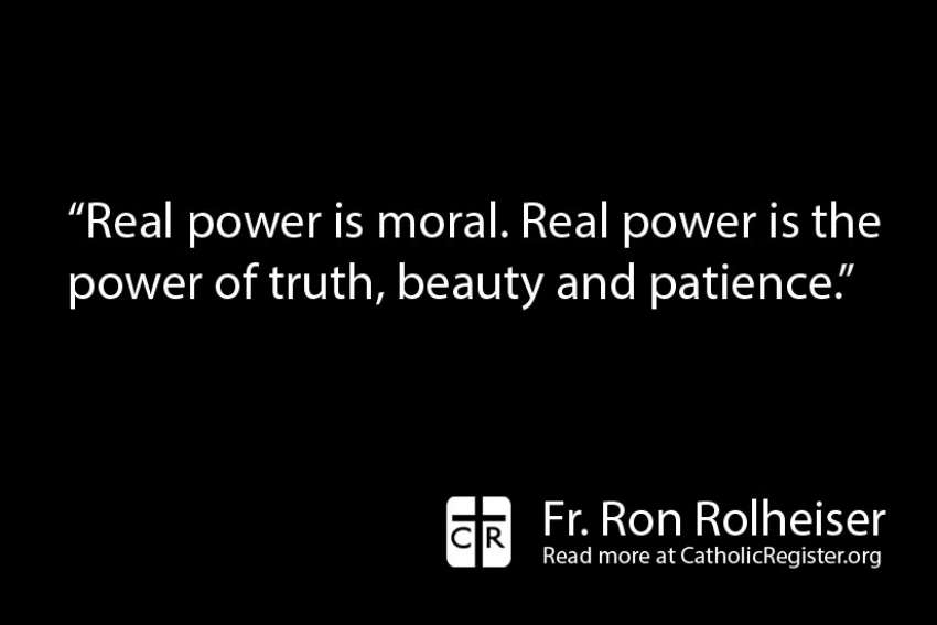 God’s power is found in His powerlessness