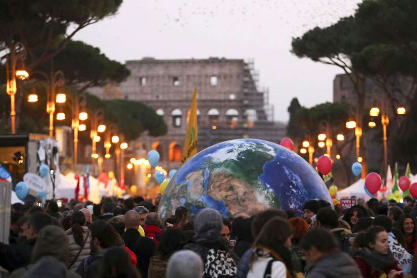 Catholic activists, Pope say more work needed after climate change pact