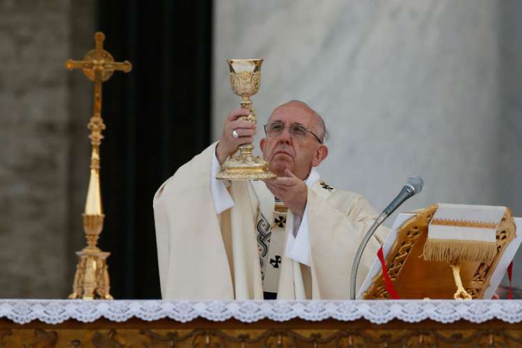 Text from Corups Christi mass