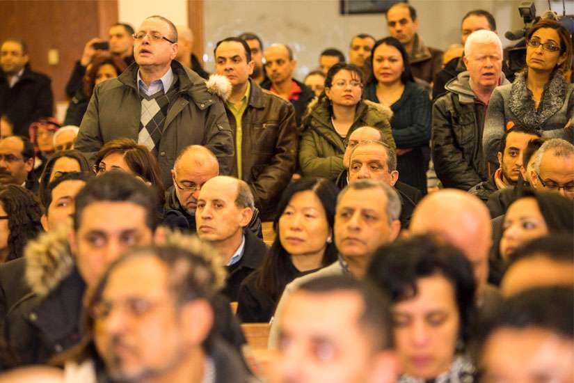 Hundreds gather to mourn Christians slain by Islamic State