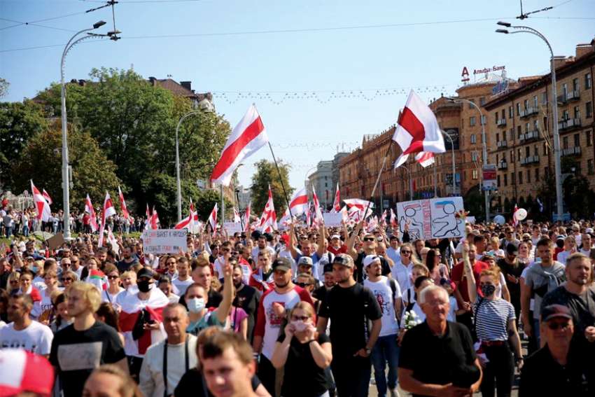 Belarus archbishop warns of civil war