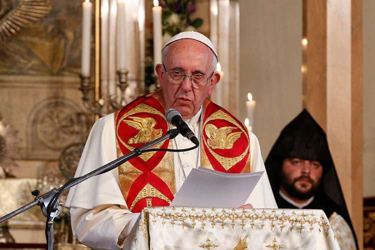 Full text from Mass in Gyumri, Armenia