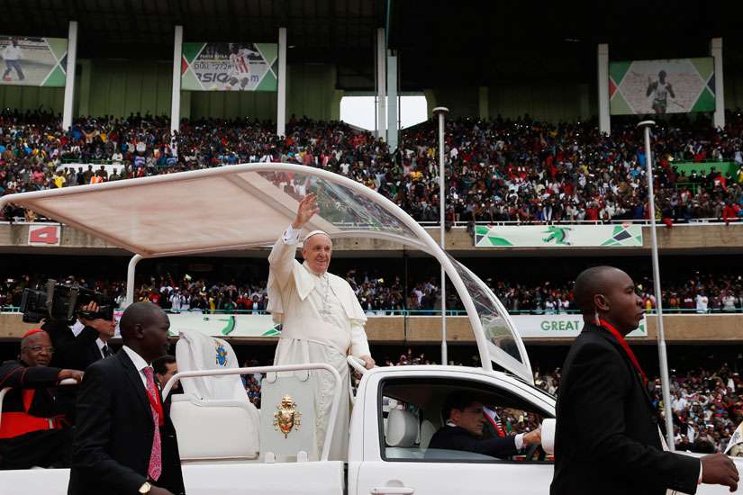 Pope ends Kenya visit defending rights of poor, denouncing tribalism
