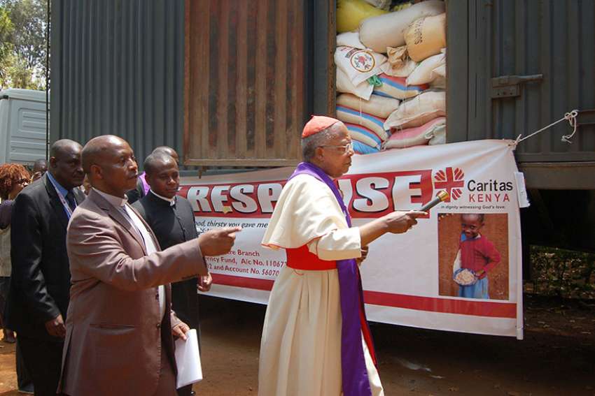 Nairobi Catholics deliver aid to citizens in drought areas