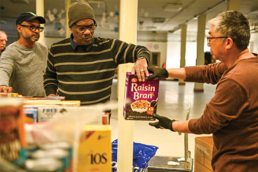 Food bank adapts to COVID challenge
