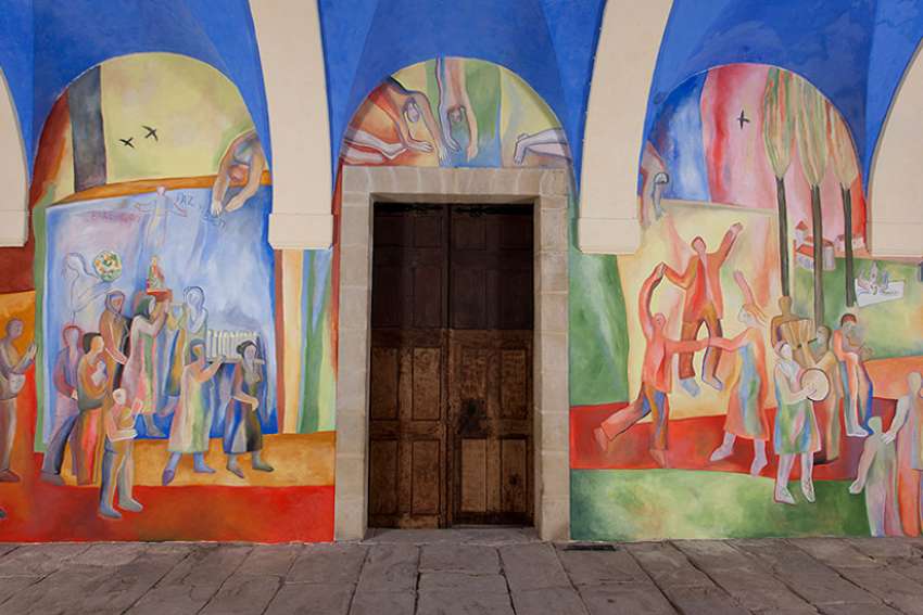 How the earthly and divine came together on the walls of a Basque church