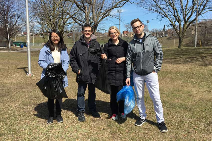 Spring cleaning reminds youth of Laudato Si’