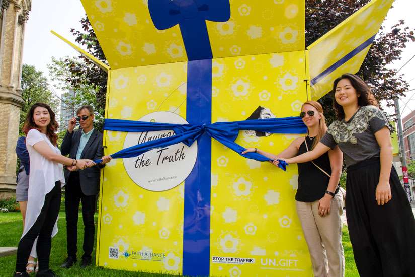 Gift Box will unwrap horrors of trafficking for Pan Ams' visitors