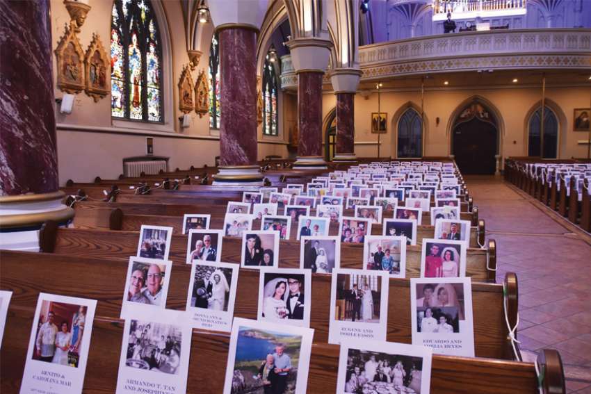 Couples celebrate 11,752 years of marriage virtually