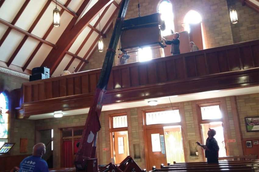 Teamwork helps organ find new home in Peterborough parish