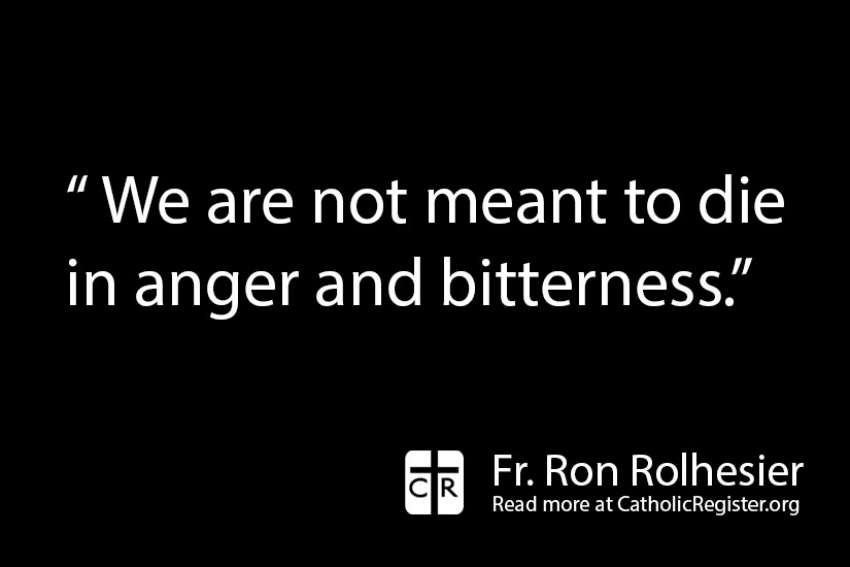 Forgiveness can conquer bitterness