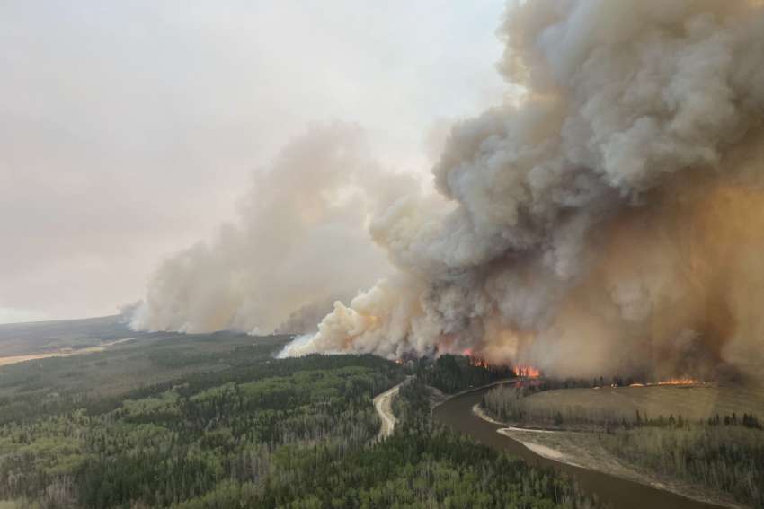 Wildfires put Alberta parishes on high alert