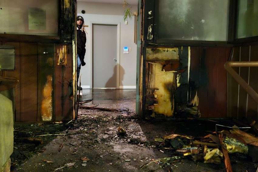 Suspected arsonist damages Regina parish
