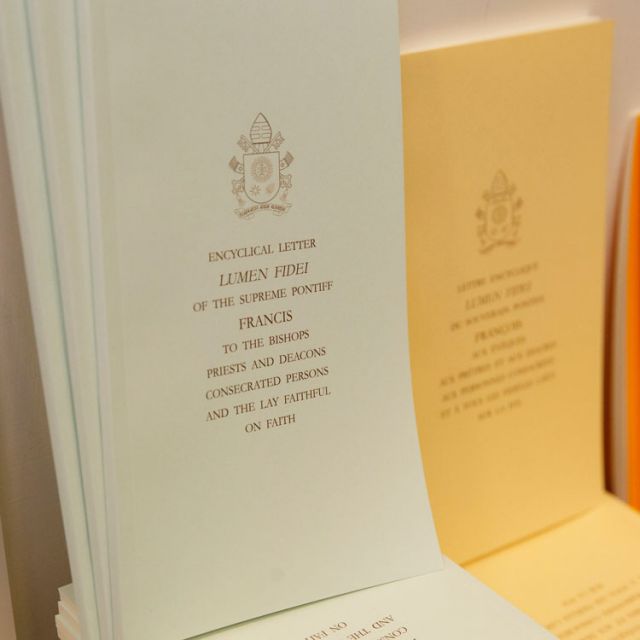 In first encyclical, pope celebrates faith as the light of human life 