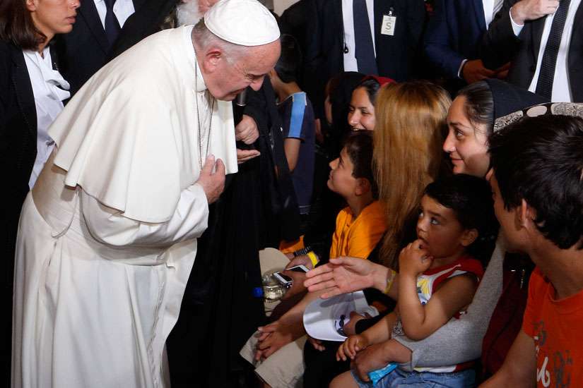 Best way to fight terrorism is to warmly welcome refugees, Pope says