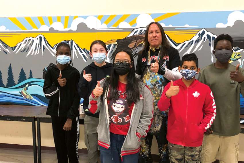 Artist’s mural brings life to Calgary school