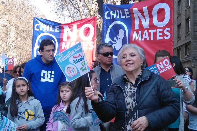 Chileans rally for life as government considers abortion