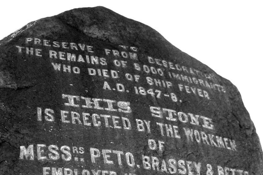 Editorial: Respect the dead at Montreal's Irish Commemorative Stone