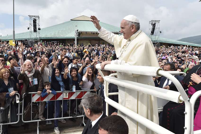 Be inspired by Mary, Christ's first lay disciple, Pope tells laypeople