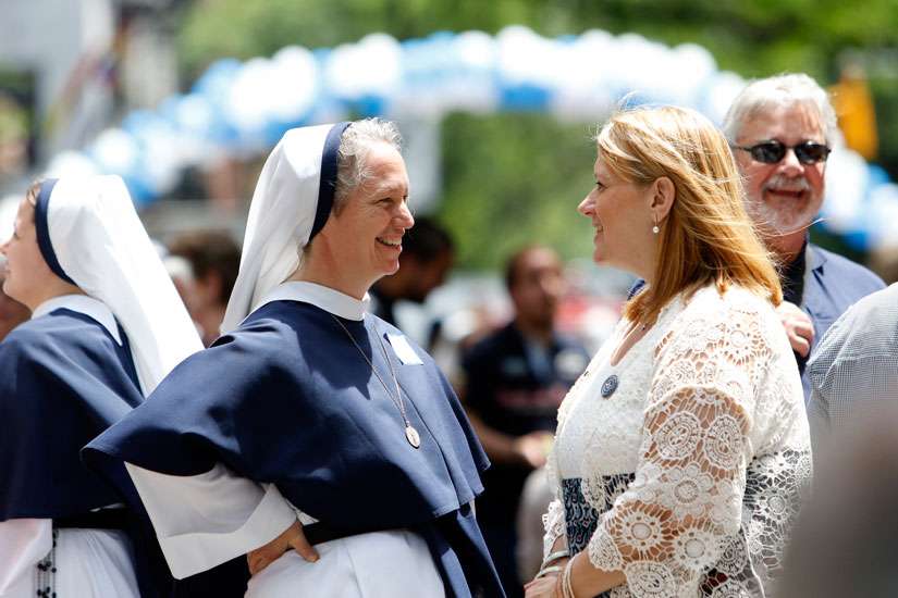 Mass, block party mark 25th anniversary celebration of Sisters of Life