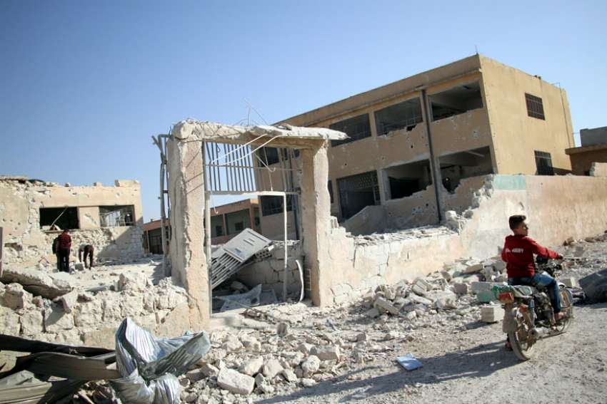 Power struggle in Syria is 'workshop of cruelty,' Pope says