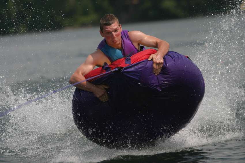Find grace and joy in riding the waves