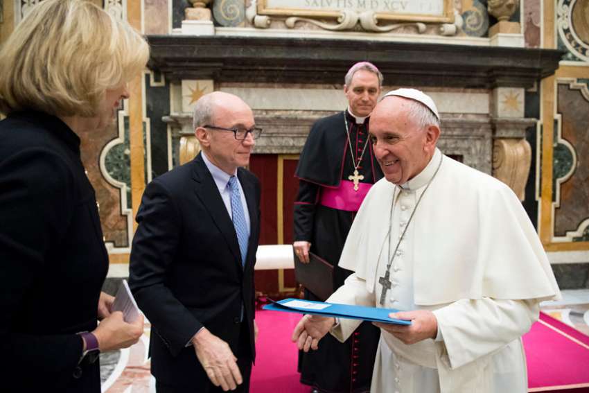 Pope to global economic leaders: Remember the dignity of the human person