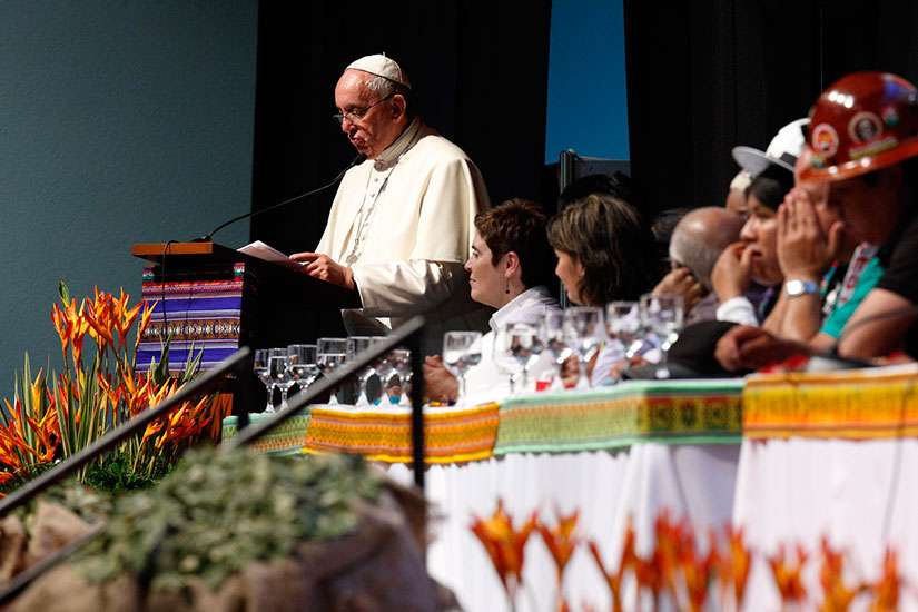 Pope to activists: Defend the earth, demand economic reform