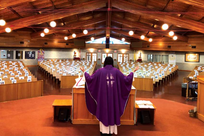 Priests finding ways to connect