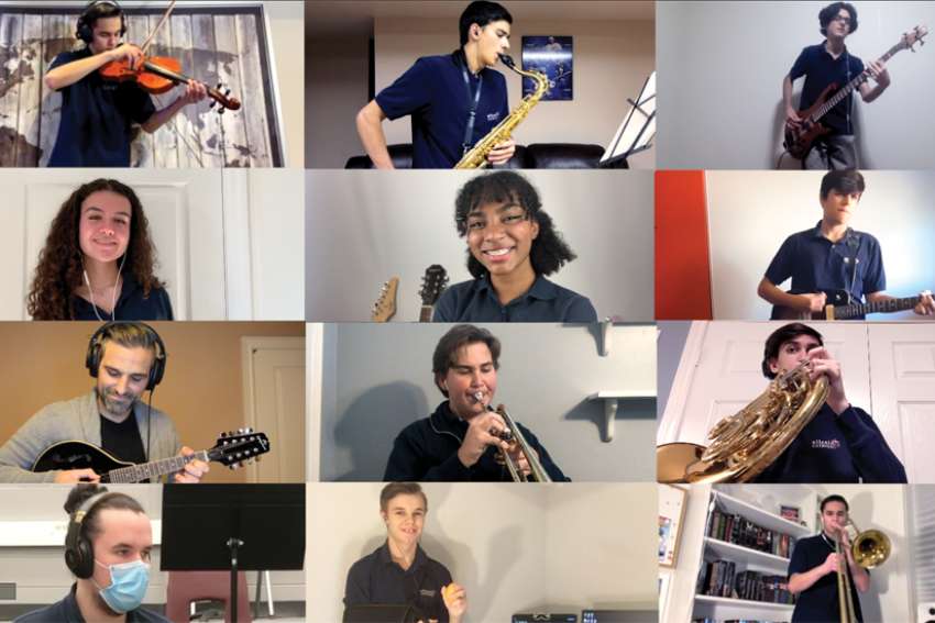 Ingenuity shines through for Catholic music class