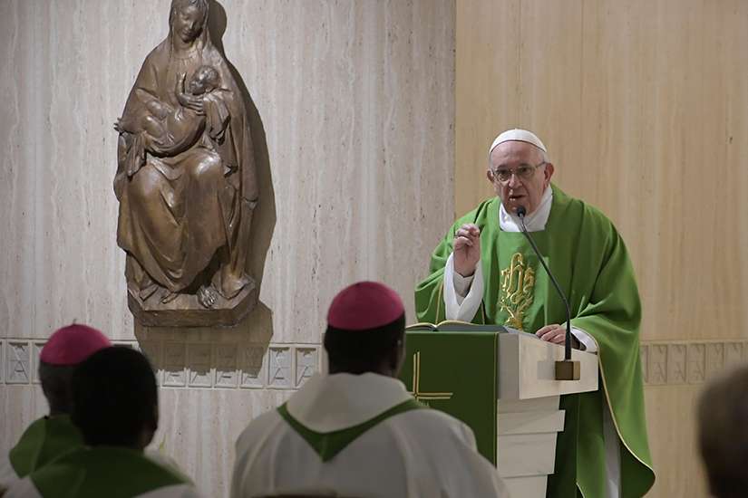 Everyday is a fight against worldly mentality, pride, gossip, Pope says