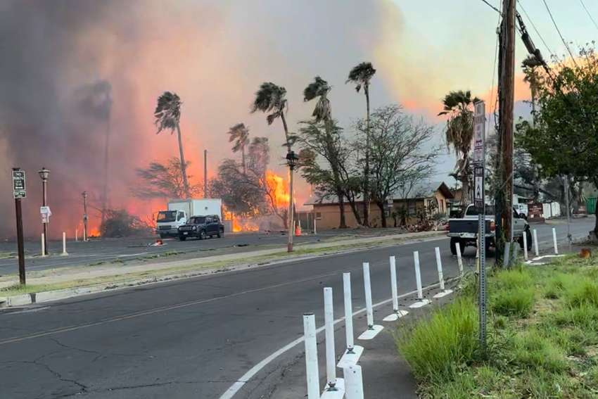Catholics appeal for help as Biden declares Maui's deadly fires a federal emergency