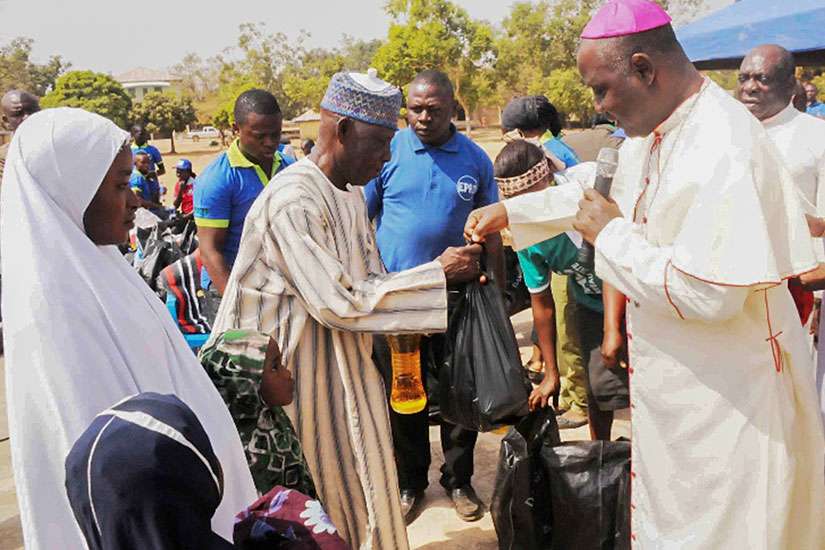 Nigerian bishops visit refugees in Cameroon who fled Boko Haram