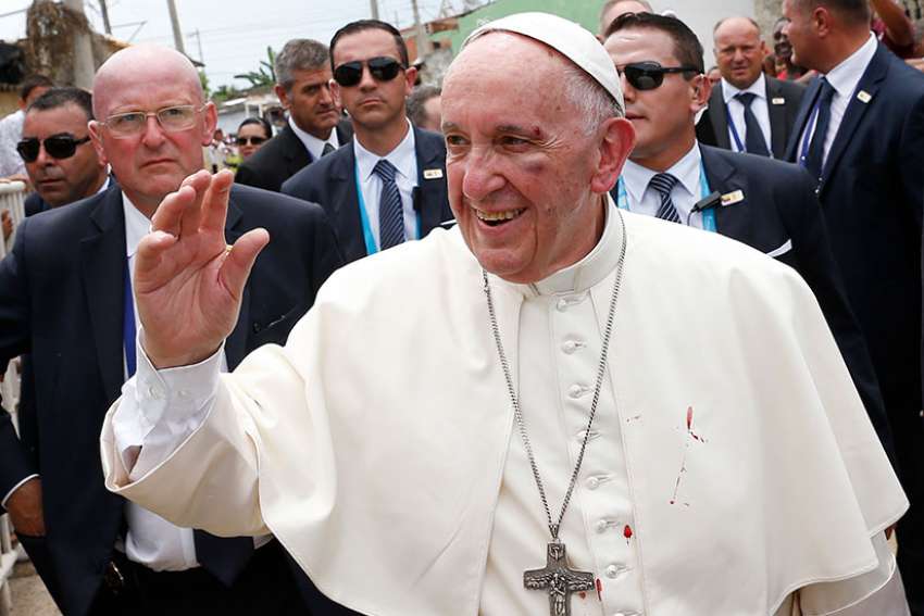Bruised, not broken: Pope encourages Colombians to pursue peace