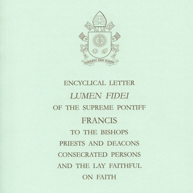 'Lumen Fidei' at a glance 