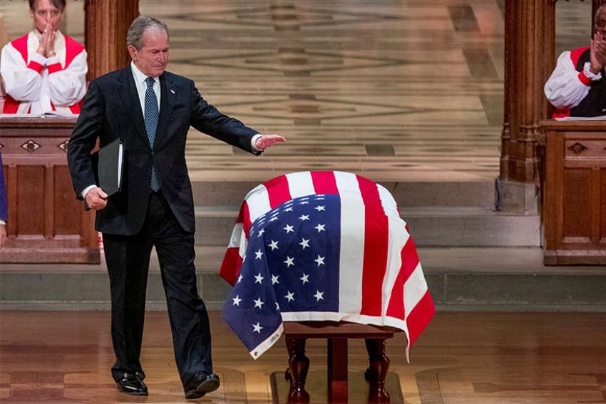 Robert Brehl: Bush funeral a procession of contrasts