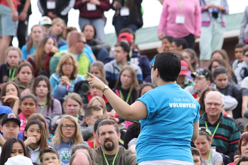 Youth Rally igniting the flame of mercy with young people