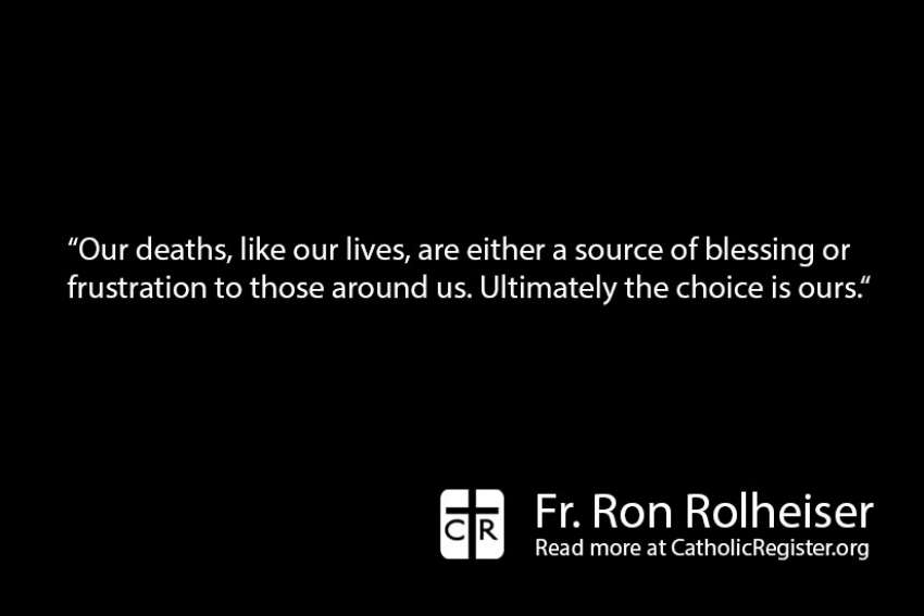 Death can be our final gift to others