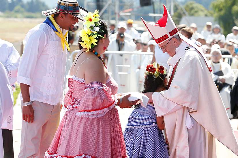 Division, segregation a threat to humanity, Pope tells indigenous people