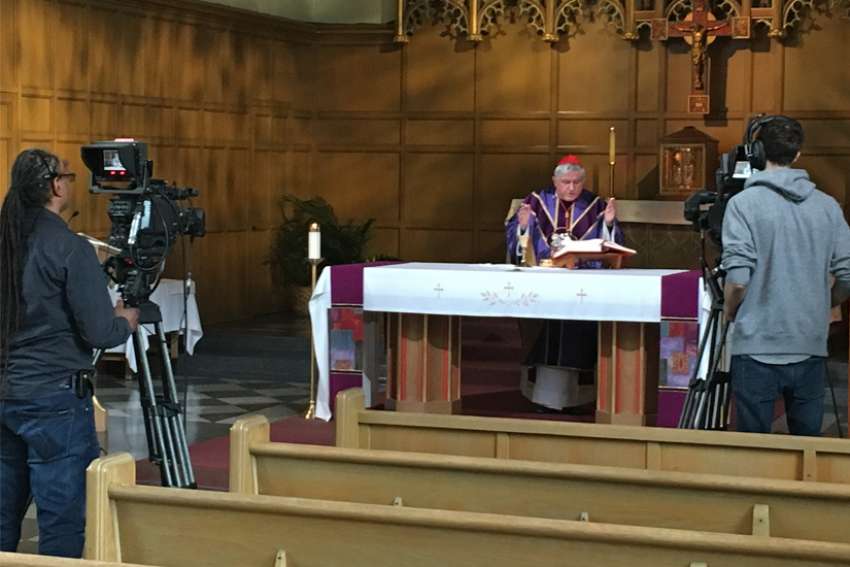Mass continues online and on TV