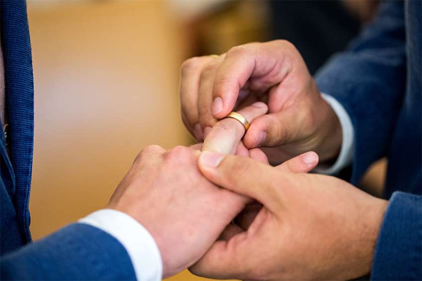 German bishop urges church debate on blessing same-sex unions