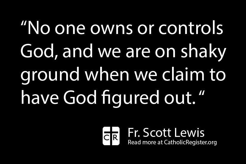 The narrow door is the path to religious faith