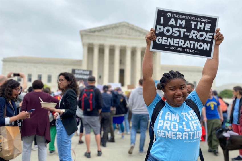 Outside the U.S. Supreme Court, Catholics join diverse chorus on abortion