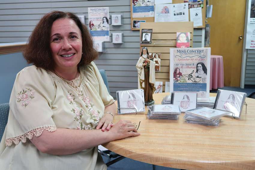 Singer finds strength in life of St. Thérèse