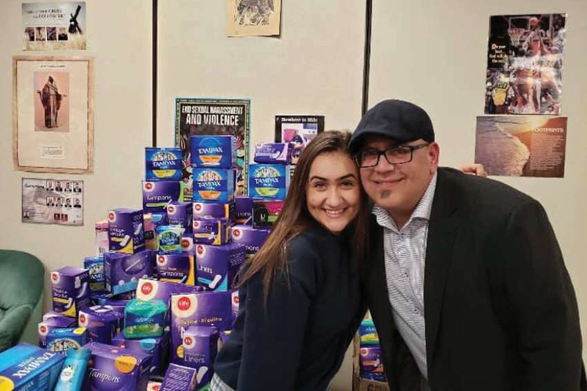Father-daughter battle period poverty